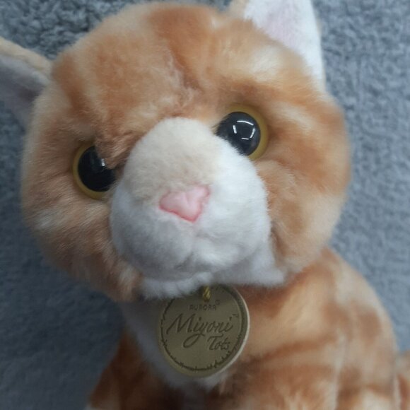 Miyoni Tots by Aurora Plush Striped Tabby Kitten Cat Stuffed Animal Soft Toy - Picture 1 of 4